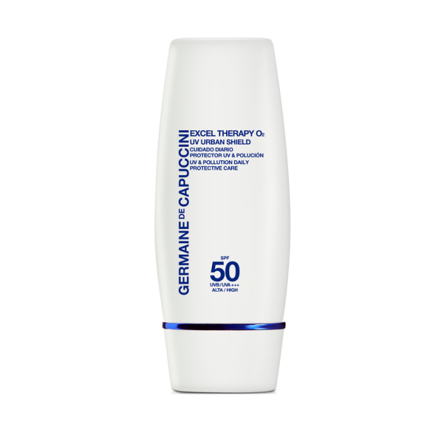 Солнцезащитная эмульсия с SPF 50 Excel Therapy O2 UV Urban Shield Germaine de Capuccini ( Жермен Де  Солнцезащитная эмульсия с SPF 50 Excel Therapy O2 UV Urban Shield Germaine de Capuccini ( Жермен Де